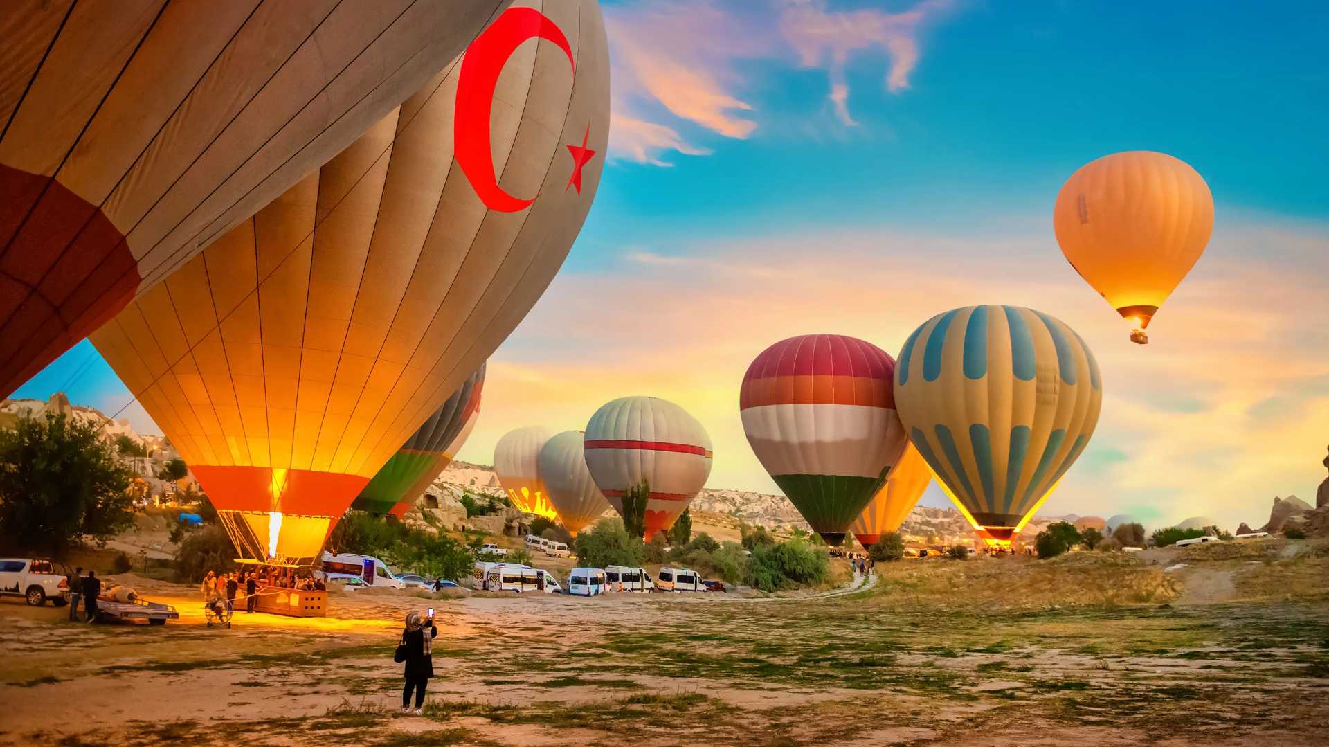 Balloons over Cappadocia