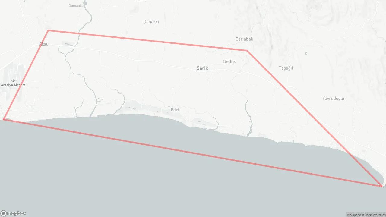 Antalya Tour Route Map