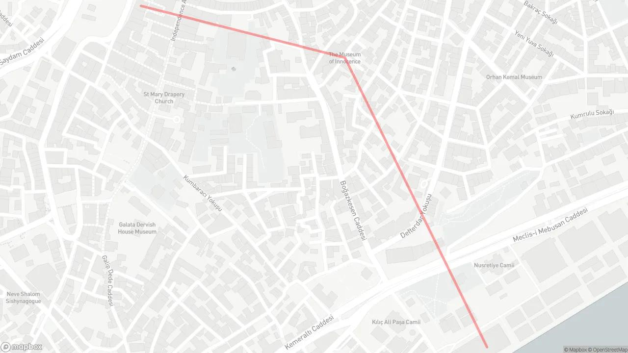 Contemporary Istanbul Route Map